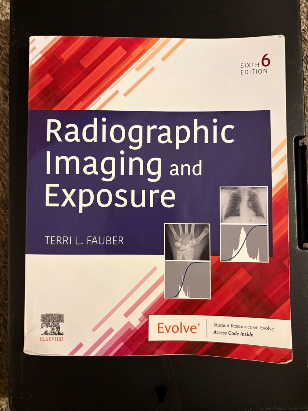 Radiographic Imaging and Exposure Notebook - Purple & Red Cover